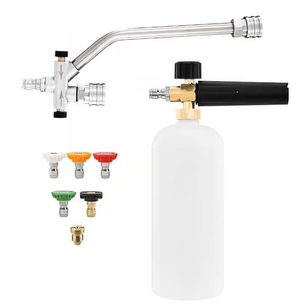 Saker SakerPlus Foam Cannon Dual Connector Pressure Washer Gun with 5 Nozzles