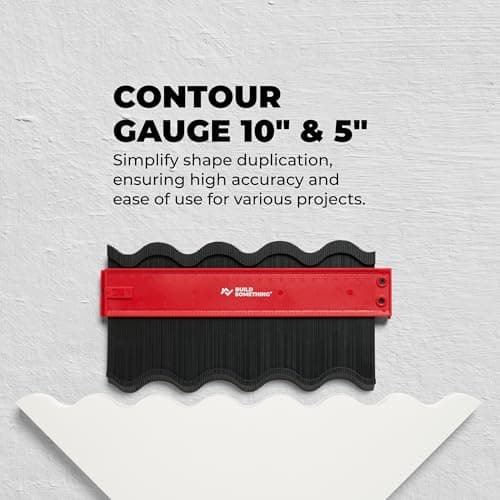 Premium 10" & 5" Contour Gauges for Flooring, Siding & Tile - 2 Pack