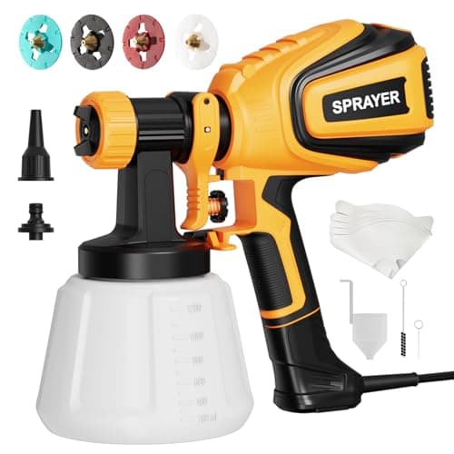 700W HVLP Spray Gun for Furniture and Other Surfaces