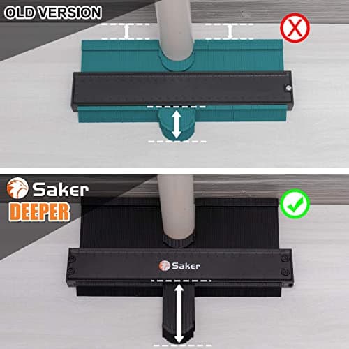 Saker Contour Duplication Gauge (Orange) & Profile Tool (Black)