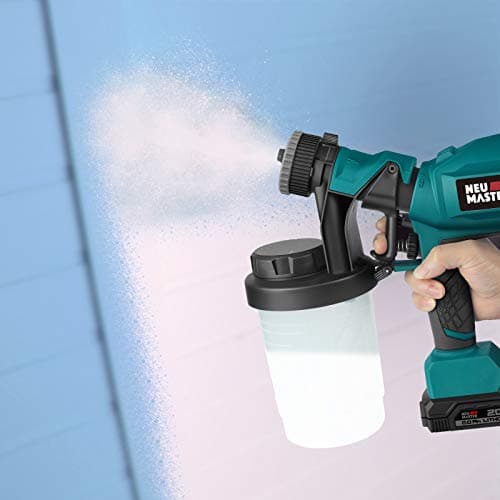 Cordless Paint Sprayer with 3 Spray Patterns and Adjustable Valve Knob