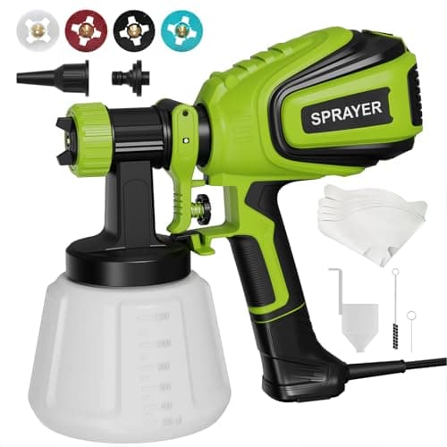 700W HVLP Spray Gun for Furniture and Other Surfaces