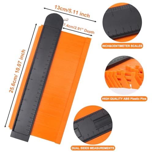 Super Gauge 10 Inch Contour Profile Tool with Lock for Woodworking
