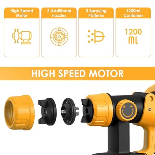 Dewalt 20V MAX Cordless Paint Sprayer High Capacity Easy Clean for House Painting