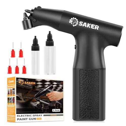 Electric Spray Paint Gun for Cars - Portable Cordless Option for DIY Projects
