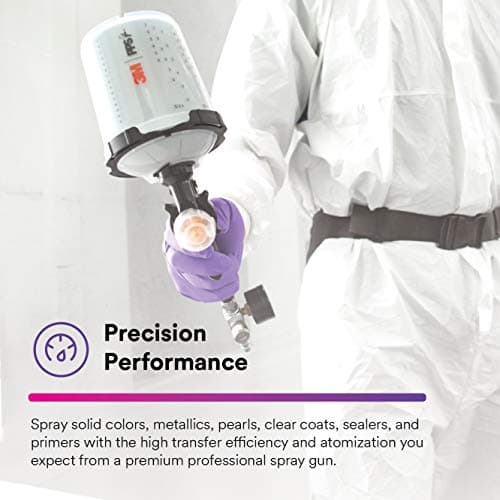 3M PPS 2.0 Paint Sprayer Kit, 15 Atomizing Heads, Gravity HVLP