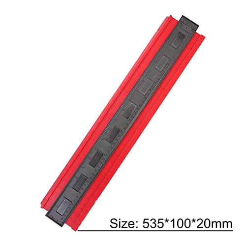 Saker Precise Contour Gauge Tool for Irregular Shape Copying and Handyman Ruler