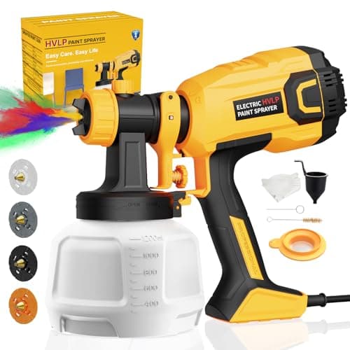 High Power Electric Spray Paint Gun with 40 Fl Oz Container