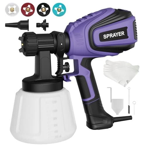 700W HVLP Spray Gun for Furniture and Other Surfaces