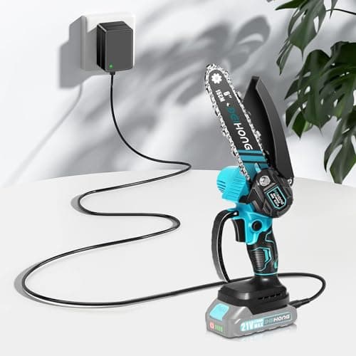 21V 1A Mini Chainsaw Battery Charger, Compatible with Aker/Saker/Seyvum/O-Conn