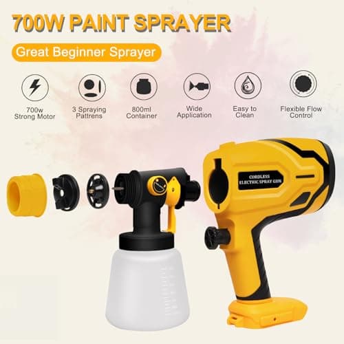 DEWALT 20V Max Cordless Paint Sprayer for Home Interior and Furniture (156AD-1)