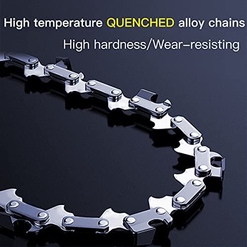 5-Piece 4-Inch Mini Chainsaw Chain Kit with Replacement Bar
