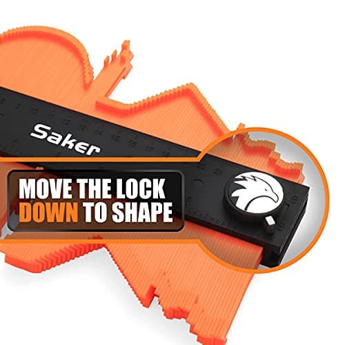 Saker Contour Gauge Profile Tool Combo Pack- Deep Hole Pencil & Irregular Shape Duplicator