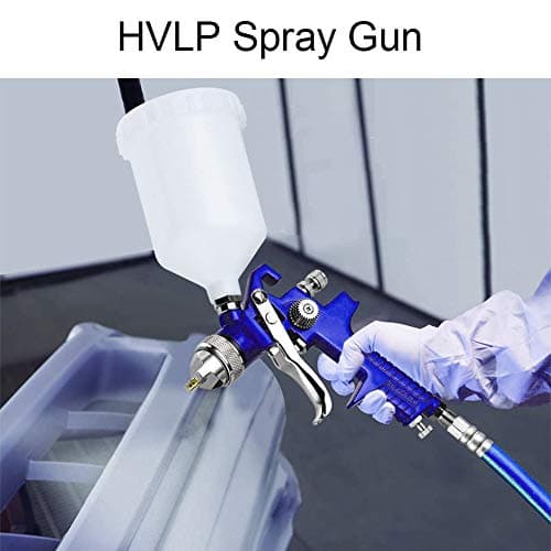 Auto Gravity Feed HVLP Air Spray Gun Set for Painting & Cake Decoration