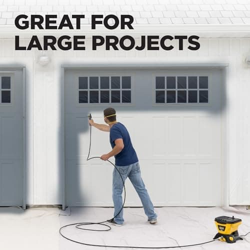 Wagner Control Pro 130 T2 Gun Airless Paint Sprayer, High Efficiency Yellow