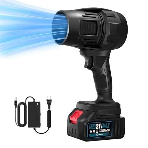 Saker Cordless Leaf Blower for Patio and Camping, 180k RPM Turbo Jet Cleaner