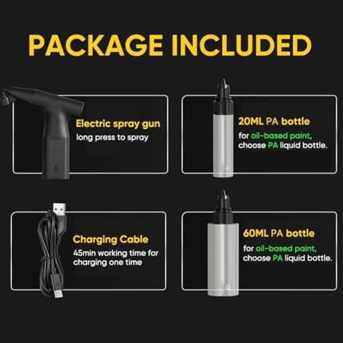 Electric Spray Paint Gun for Cars and More