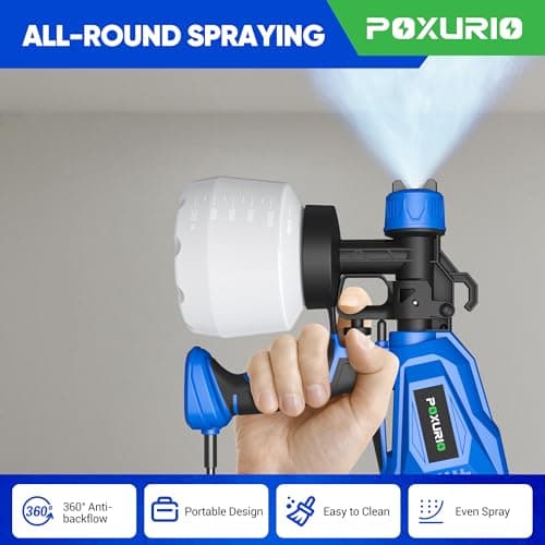 900W Electric 5-Nozzle Paint Sprayer for House and Car Painting