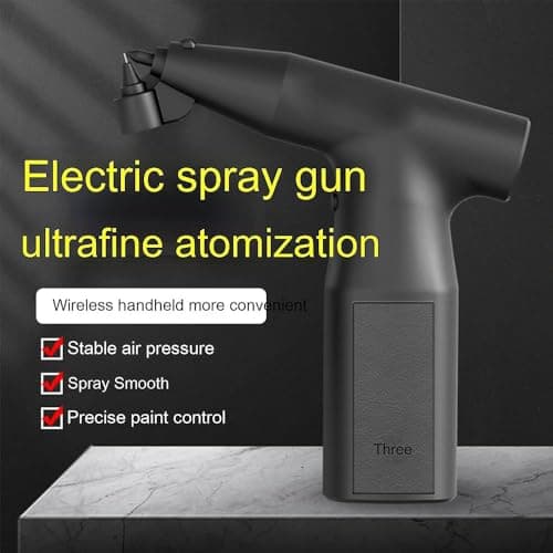 Electric Spray Gun for Cars with Cordless Handheld Design