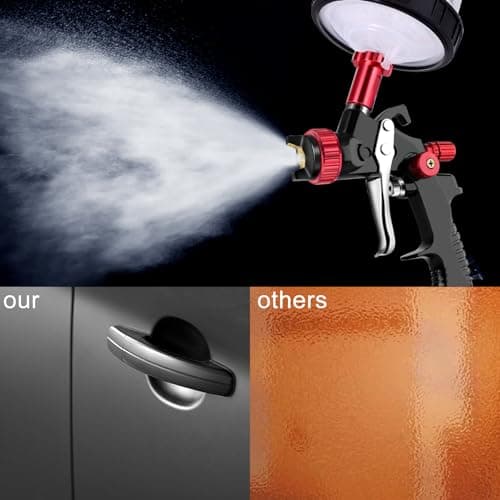 Automotive HVLP Spray Gun Kit with Mixing Cup and Disposable Cups
