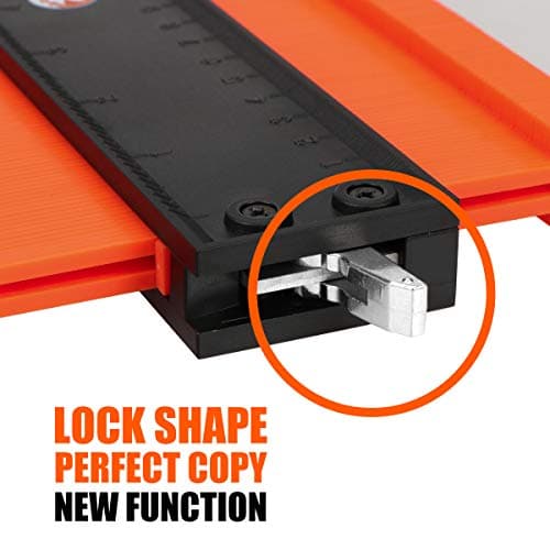 Saker Contour Gauge Tool - Precise Irregular Shape Duplicator for Welding & Woodworking
