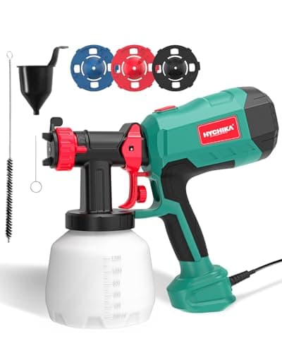 HYCHIKA 700W High Power HVLP Paint Sprayer with Cleaning Tools