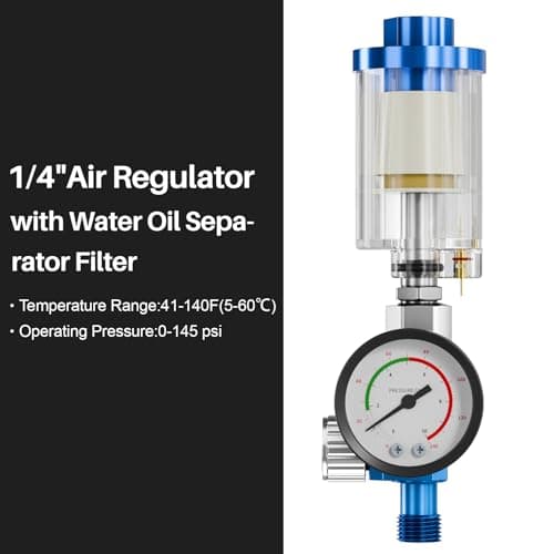LVLP Precision Air Spray Gun Kit for Car & Home Painting