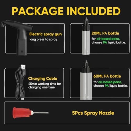 Portable Electric Spray Paint Gun for Cars and DIY Works