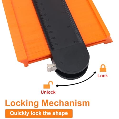 Super Gauge 10 Inch Contour Profile Tool with Lock for Woodworking