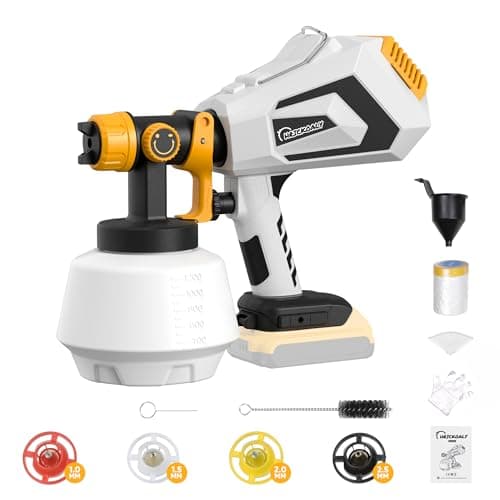 Dewalt 20V MAX Cordless Paint Sprayer, HVLP Brushless Motor, 1200ML Container