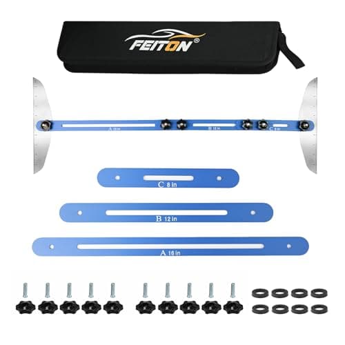 FEITON Stair Tread Template Tool for Measuring Stairs, Risers & Partitions