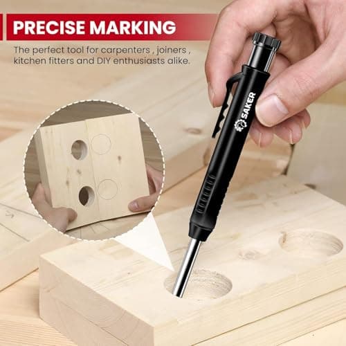Saker Contour Gauge Profile Tool Combo Pack- Deep Hole Pencil & Irregular Shape Duplicator