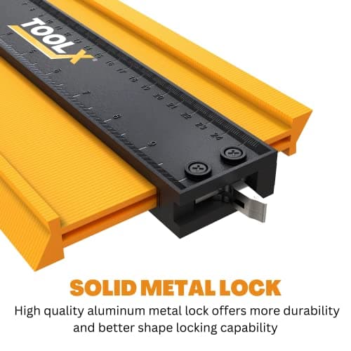 5+10 Inch Lock Contour Gauge Tool - Ideal Fathers Day & Birthday Gifts for Men