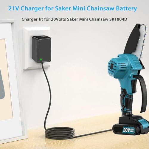 21V Mini Chainsaw Battery Charger for Saker, Jujubean, SEYVUM, DINSHARE, VTEK, O-Conn Battery