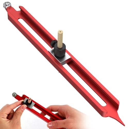 Precise Contour Scribe Tool with Adjustable Pencil Holder