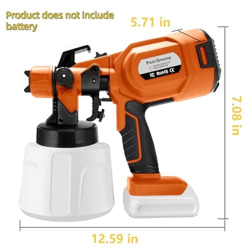 DEWALT 20V Max Battery Paint Sprayer, Cordless House & Garden_paint Gun