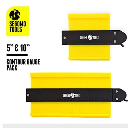 Segomo CG2P 5" & 10" Locking Contour Gauge Tool Set - Easy Shape Duplicator