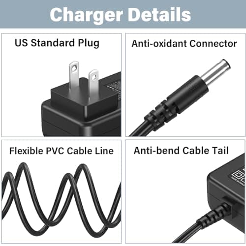 Saker Mini Chainsaw Power Cord Adapter, Compatible with SK1804D UL