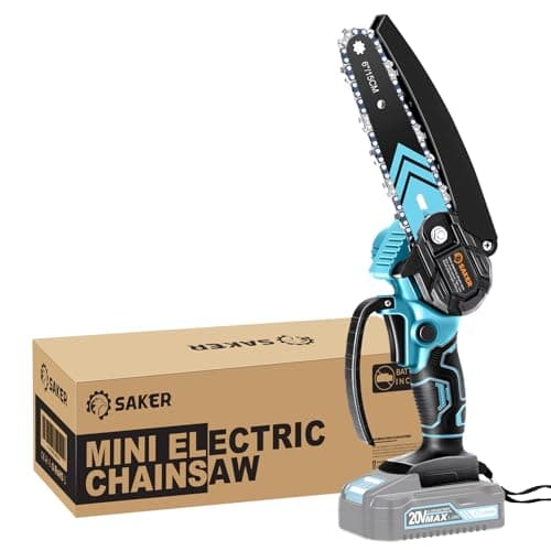 Saker Mini 6 Inch Cordless Electric Chainsaw, Machine Only