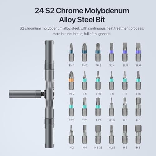 24-in-1 Magnetic Screwdriver Set for DIY Precision Tools