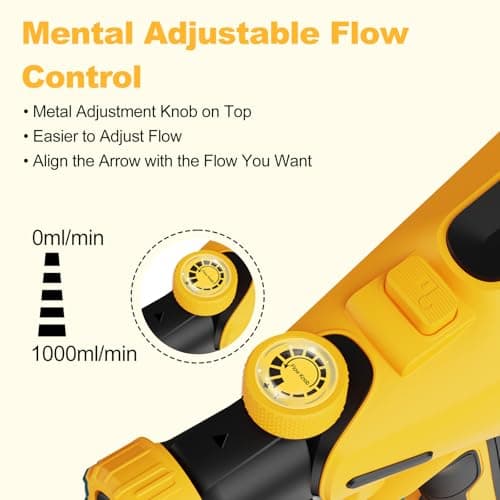 700W HVLP Paint-Sprayer with 4 Nozzles for Furniture, Cabinets & More