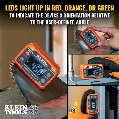Klein Tools 935DAA Digital Level and Angle Gauge, LED Alert