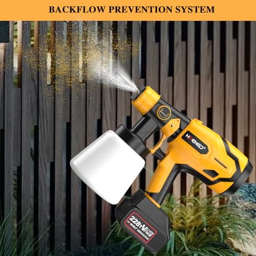 DeWalt 20v Max Cordless HVLP Paint Sprayer, 800W 6-Nozzle Gun for House Painting (Battery Not Included)