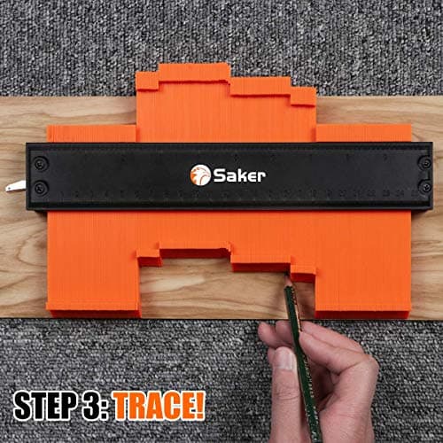 Saker Contour Duplication Gauge (Orange) & Profile Tool (Black)