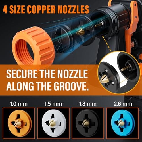 21V Cordless Paint Sprayer with 3 Modes & 4 Nozzles for House Painting