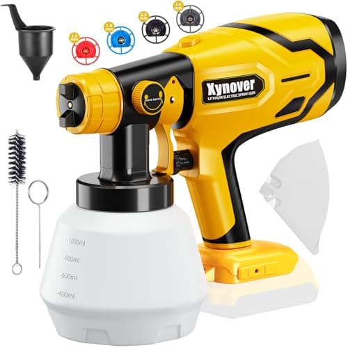 DeWalt 20V MAX Cordless HVLP Paint Sprayer 200W Brushless Motor