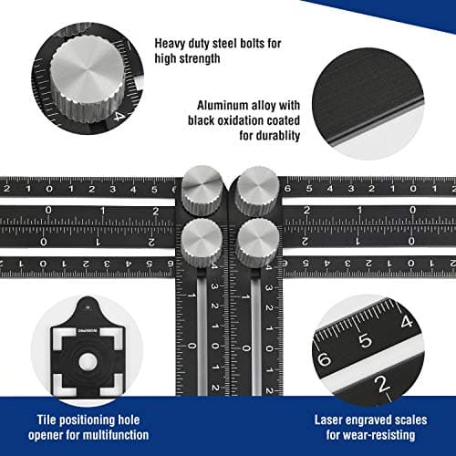 WORKPRO 10" Plastic Angle Measuring Tool Combo Kit