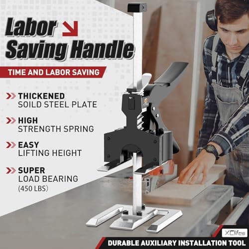 Dynamic Load 450 LB, 6.69 in Height Adjustment Construction Jack, 2 Pack