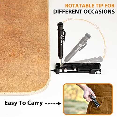 Saker Multi-function Scribing & Contour Gauge Tool (10INCH)