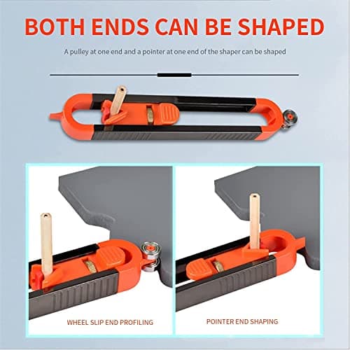 Baowox Locking Contour Gauge Scribe Tool for Woodworking Edges